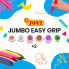 Фото #3 товара JOVI Jumbo Easy Grip Jar With 72 Triangular Wax Crayons Assorted Colours