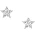Matching silver earrings Stars JFS00152040