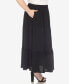 Фото #3 товара Plus Size Pleated Tiered Maxi Skirt