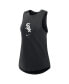 ფოტო #3 პროდუქტის Women's Black Chicago White Sox Legacy Icon High Neck Fashion Tank Top