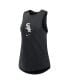 Фото #3 товара Women's Black Chicago White Sox Legacy Icon High Neck Fashion Tank Top