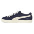 Фото #3 товара Puma Suede Vtg Hairy Lace Up Mens Blue Sneakers Casual Shoes 38569805