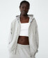 Фото #1 товара Women's Classic Zip-Through Hoodie Top