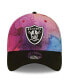 Фото #2 товара Men's Pink, Black Las Vegas Raiders 2022 NFL Crucial Catch 39THIRTY Flex Hat