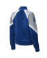 Women's Royal Los Angeles Dodgers Touchdown Raglan Full-Zip Track Jacket