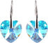 Фото #1 товара Romantic earrings Heart Aqua AB
