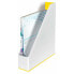 Magazine rack Leitz Yellow White A4 polystyrene 7,3 x 31,8 x 27,2 cm