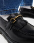 Dr Martens Adrian snaffle loafers in black leather Черный, 36 - фото #3