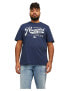 Фото #1 товара JACK & JONES Jeans 23/24 Plus Size short sleeve T-shirt