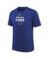 ფოტო #2 პროდუქტის Big Boys and Girls Royal Chicago Cubs Authentic Collection Practice Performance T-Shirt