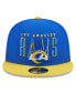 Фото #2 товара Men's Royal, Gold Los Angeles Rams Headline 9FIFTY Snapback Hat