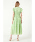 ფოტო #6 პროდუქტის Women's Lace Trim Detail Tiered Midi Dress