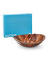 Фото #6 товара Nambe Braid 20" 3 piece Wood Salad Bowl with Servers