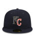 Фото #5 товара Men's Navy Kansas City Royals 2023 Fourth of July 59FIFTY Fitted Hat