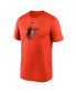 Men's Orange Baltimore Orioles Legend Fuse Large Logo Performance T-Shirt