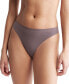 Women's Bonded Flex Mid-Rise Thong Underwear QD3958