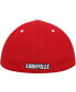 Фото #2 товара Men's Red Louisville Cardinals On-Field Baseball Fitted Hat