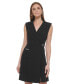 Women's Sleeveless Collared Sheath Dress