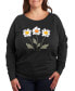 Retro Daisies Plus Size Graphic Pullover Серый, 1X - фото #1