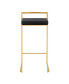 Фото #13 товара Барный стул золотой LumiSource Fuji, комплект из 2 шт.