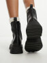 Фото #3 товара ASOS DESIGN Wide Fit Anthem chunky chelsea boots in black