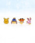 ფოტო #3 პროდუქტის Disney Winnie the Pooh Multi-Color Welcome to Hundred Acre Wood Earring Set