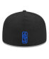 Фото #3 товара Men's Black New York Knicks Coral Reef Visor 59FIFTY Fitted Hat