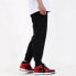 Фото #3 товара Air Jordan 字母Logo运动休闲加绒收口卫裤 男款 黑色 / Кроссовки Air Jordan CK1451-010