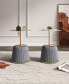 Фото #16 товара Anderson 2-Piece 15.75" Wide Leatherette Upholstered End Table Set