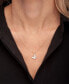ფოტო #2 პროდუქტის Diamond Butterfly Pendant Necklace (1/6 ct. t.w.) in 14k Gold (Also Available in Black Diamond)