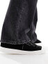 Tommy Jeans vulcanized suede trainers in black