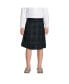 Big Girls School Uniform Slim Plaid A-line Skirt Below the Knee