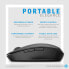 Фото #10 товара HP Dual Mode Black Mouse 300 - Right-hand - Optical - RF Wireless - 3600 DPI - Black