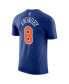 ფოტო #3 პროდუქტის Men's OG Anunoby Blue New York Knicks Icon Edition Name Number T-Shirt