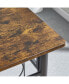 Kitchen Dining Room Table, Iron Wood Square Table For Kitchen Dining Room Furniture