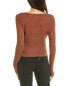 Фото #2 товара Saltwater Luxe Pointelle Sweater Women's Brown L