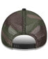 Фото #4 товара Men's Black Austin Cindric Camo 9forty A-Frame Trucker Adjustable Hat