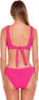 Фото #2 товара Becca by Rebecca Virtue 283941 Elliana Banded Triangle Bikini Top, Size M
