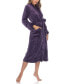 Фото #3 товара Women's Long Cozy Loungewear Belted Robe