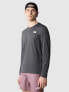 Фото #1 товара The North Face Lightbright long-sleeve t-shirt in asphalt grey-tnf black