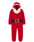 Toddler 1-Piece Santa Fleece Costume Pajamas 2T