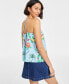 Фото #4 товара Women's Bird-Print Camisole Top, Created for Macy's