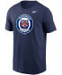 Men's Navy Detroit Tigers Cooperstown Collection Logo T-shirt