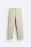 Textured chino trousers