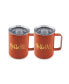 Фото #5 товара 16 oz "Hello Fall" Insulated Coffee Mugs Set, 2 Piece