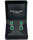 ფოტო #5 პროდუქტის EFFY® Emerald (4-3/4 ct. t.w.) & Diamond (3/8 ct. t.w.) Drop Earrings in 14k White Gold or Yellow Gold
