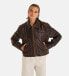 ფოტო #3 პროდუქტის Women's Brown Leather Jacket