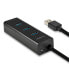 Фото #1 товара USB-концентратор USB Axagon 1x microUSB + 4x USB-A 3.0 (HUE-S2B)