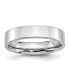 Cobalt Flat Polished Wedding Band Ring