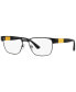 ფოტო #1 პროდუქტის AX1052 Men's Rectangle Eyeglasses